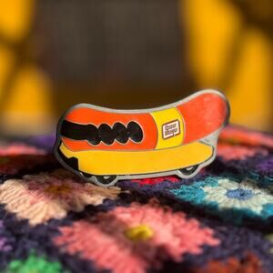 Oscar Mayer x Paul Frank Enamel Wienermobile Belt Buckle